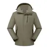 2026 Nueva Chaqueta de Montañismo Impermeable de Grosor Medio con Forro de Polar Integrado para Pareja Ropa de Trabajo Ropa Exterior con Logo Estampado