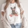 Camiseta de Moda 2025 Fresa Kawaii Lindo Estampado de Dibujos Animados Casual para Mujer Cuello Redondo Harajuku