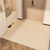 Tapete de couro lavável antiderrapante para porta de entrada simples e moderna para uso doméstico fácil de cuidar
