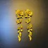 Pendientes vintage de mariposa y flor, únicos, hermosos, elegantes, versátiles y sofisticados