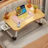 Mesita de noche, mesa plegable, escritorio para estudiantes, escritorio de dormitorio, soporte para portátil, escritorio de oficina, escritorio para perezosos