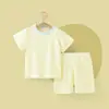 Traje de Manga Corta para Bebé, Conjunto de Ropa para Casa, Conjunto de Ropa de Verano para Casa para Niños y Niñas, Traje Sencillo para Niños Pequeños y Medianos