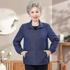 Ropa Nueva de Otoño 2026 para Mujeres de Talla Grande de Edad Media y Mayores, Chaqueta Holgada para Abuela de 70 Años, Top de Primavera y Otoño