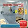 Máquina de aquecimento de produtos alimentícios instantâneos equipamento de aquecimento de vegetais pré-fabricados equipamento de aquecimento de lanche de caixa de equipamento de temperatura de retorno secundário máquina de esterilização de vegetais pré-fabricados