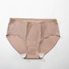 Ropa interior sin costuras al por mayor para damas, seda de hielo, totalmente de algodón, antibacteriana, entrepierna, cintura, sexy, transpirable, bragas para niñas