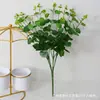 Planta de Hierba de Dinero de Eucalipto de 16 Tallos Plantas Artificiales Verdes Accesorios y Materiales para Decoración de Bodas Flores Artificiales de Alta Calidad