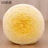 Bola Mágica Fada da Neve Neve 5 Tricô Artesanal DIY Seção Longa Tingimento Gradiente 5 Fios Algodão Leite Bola de Lã para Cobertor de Crochê