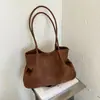 Bolso Tote Tejido Retro para Mujer de Gran Capacidad Bolso de Mujer 2026 Nuevo Popular Otoño Versátil Bolso de Hombro