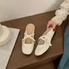 Mocasines Chuyuji de estilo francés con plataforma gruesa para aumentar la altura y punta cerrada para mujer, nuevas sandalias planas elegantes de primavera-verano 2026