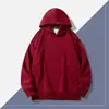 Sudadera con Capucha Transfronteriza Otoño e Invierno Sudadera con Capucha para Hombre Holgada Color Sólido Simple Versátil Estudiante Marca de Moda Top Chaqueta Dos