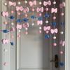 Cortina de Puerta de Dormitorio con Diseño de Estrella y Corazón de Niña, Cortina Divisoria, Cortina Decorativa Colgante para Sala de Estar, Cortina de Puerta Linda con Corazón de Niña