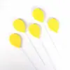 Decoração de bolo balão cartão estrela de cinco pontas de açúcar imitação cartão moinho de vento EVA Lua Azul Vermelho Azul pó amarelo