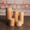 Lata de Té de Bambú Portátil, Tubo de Bambú Sellado, Caja de Almacenamiento de Té, Barril de Bambú para Despertar el Té, Caja de Embalaje de Té, Taza de Bambú