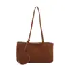 Bolsa Balde Retrô Estilo Coreano para Venda por Atacado Bolsa Feminina 2026 Chegada Nova de Outono Cor Sólida Bolsa de Ombro Simples Bolsa de Axila Mãe-Filho
