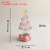 [Giratório e Luminoso] Árvore de Natal Giratória e Luminosa Enfeites Populares Carro Escritório Mesa Decorações Criativas Artesanato