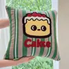 Exclusivo Transfronterizo Pastel de Dibujos Animados Perro Manzana Bordado en Toalla Serie de Juguetes de Moda Cojín de Sofá Almohada Cojín para Coche