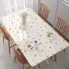 Mantel Minimalista, Sin Lavado, A Prueba de Aceite, Impermeable PVC Mantel para Mesa de Comedor, Protector para Mesa de Café, Estilo Ins, Lujo Ligero, Sensación de Alta Gama