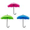 Creative Umbrella Hook Estudante sem pregos bonito pequeno adesivo gancho porta traseira adesivo gancho de armazenamento de parede gancho 3 Pack