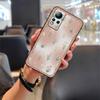 Adecuado para Funda de Teléfono Móvil Infinix con Borde Completo, Animación Femenina Personalizada, Textura Creativa, Disipación de Calor, Flores de Pareja Lujosas y Lindas
