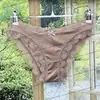 Nuevos Estilos de Bragas de Encaje Sedoso para Mujer, de Verano, Finas, Transpirables, de Tiro Bajo, Levanta Glúteos, Algodón