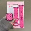 El patrón de lazo con diamantes es adecuado para la correa del Apple Watch iwatchsS11/10/9 de silicona AppleUltra3SE