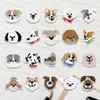 Nuevos parches bordados de cachorros lindos autoadhesivos para álbumes de recortes DIY infantiles, ropa y decoración de bolsos al por mayor