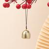 Sinos de Vento de Corda de Celebração de Natal Requintados Acessórios de Sino de Cobre DIY Metal Sinos de Vento de Natal Pequenos Ornamentos Fabricante Atacado