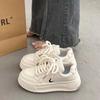 Zapatos Blancos de Mujer 2024 Nuevas Explosiones Otoño Deportivos Casuales de Plataforma Combinan con Todo Nicho Ins Trendy Zapatos de Entrenamiento Alemanes
