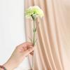 Clavel artificial flocado de alta calidad, flor falsa, regalo de cumpleaños para el Día de la Madre, decoración para la mesa de la sala de estar