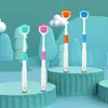 Limpador Raspador de Língua Multifuncional Raspador de Língua de Silicone Escova de Limpeza de Revestimento da Língua de Efeito Duplo Fabricante Transfronteiriço
