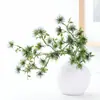 Flores Artificiales, Flores Pequeñas de Mango, Formas de Pino de Bienvenida Imitación, Ramas Suaves que se Pueden Moldear, Ramitas Florales de Forma Especial para Arreglos Florales
