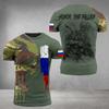 Camuflaje del Ejército Ruso Camiseta para Hombre y Mujer Commando Army-VETERAN Camiseta de Manga Corta 3D para Hombre