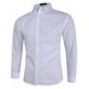 Comércio exterior transfronteiriço primavera nova moda masculina multicolorida camisa de manga comprida slim fit moda jovem camisa casual de negócios