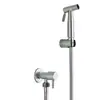 Pistola de Spray Pressurizada de Aço Inoxidável 304 Atacado Conjunto de Bidê Banheiro Banho Bidê Portátil Enxaguador