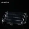 Estante de Exhibición Acrílico Caja de Almacenamiento para Esmalte de Uñas Transparente Multicapa Escalonado Estante de Tienda Supermercado Estante de Escritorio