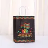 Bolsa de Mano Festival de Junio Transfronterizo Moderna Fresca Casual Bolsa de Empaque Souvenir Fiesta Navideña Bolsa de Regalo de Papel Kraft Mayoreo