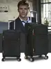 Tecido Oxford Grande Capacidade Bagagem Feminina Masculina Roda Universal Senha Viagem Caixa de Estudante 28 polegadas 24 à prova d'água Mala de Rodinhas