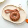 DIY Bolsa de Rosca Feita à Mão Bolsa Pingente Bolsa de Material Acessórios Fofos para Carro Chaveiro Auto-Feito de Couro