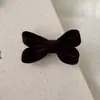 Pinza para el Cabello de Terciopelo con Lazo Estilo Coreano para Mujer, Pinza para Flequillo Lateral, Pinza para el Frente, Pasador de Princesa, Accesorio para el Cabello