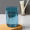 Copo Simples para Escova de Dentes, Copo Criativo Transparente Personalizado para Casal, Copo de Lavar Plástico Espesso para Casa