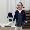 (8.31 Novedades) Vestido Traje para Niña, Nueva Colección Otoño, Estilo Preppy Vestido Infantil, Ropa para Bebé