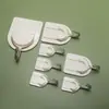 Gancho Sin Clavos Plástico Blanco Pared Puerta Detrás Gancho Adhesivo de Alta Carga Cocina Dormitorio Gancho Adhesivo Forma de Herradura