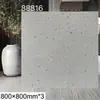 Baldosas de Terrazo Gris 800X800 Cadena de Tiendas Baldosas Antideslizantes para Suelo 600X600 Baldosas para Suelo de Sala de Estar y Restaurante