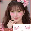 Lindas pegatinas de tatuaje de maquillaje rubor soporte maquillaje escénico para niños Día de San Valentín Año Nuevo amor pegatinas para la cara