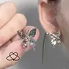 Aguja de plata 925, diseño de nicho, aretes de puesto de mercado nocturno, fuente mayorista, aretes de moda estilo coreano, aretes populares