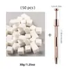 Pluma de Hisopo de Algodón Especializada para Uñas, Bloque de Tofu de 1 cm Rubor Difuminador Hisopo Cuadrado Pequeño Herramienta para Uñas