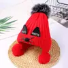 Gorro para Niños Otoño e Invierno Terciopelo Engrosado Cálido Bebé Bebé Masculino y Femenino Protección para Orejas Más Algodón Gorro de Lana Tejido para Niños