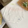 Ropa interior para mujer a cuadros japoneses con osito, encaje, cintura ancha, secado rápido, transpirable, cómoda, bragas estilo niña, fuente mayorista