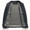 Colección Otoño 2026: Chaqueta con Cuello Alto para Hombre, Adecuada para Hombres de Mediana Edad, Casual de Negocios, Cómoda para el Trayecto Diario, Ropa Exterior a Prueba de Viento