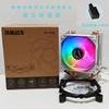 Radiador de CPU refrigerado por aire Endurance chariot silencioso con múltiples tubos de cobre 9cm Torre host computadora de escritorio ventilador de refrigeración